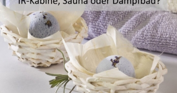 Infrarotkabine Sauna oder Dampfbad