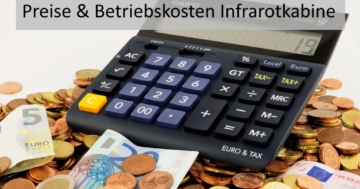 Preise und Kosten Infrarotkabine