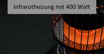 Infrarotheizung mit 400 Watt