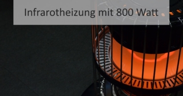 Infrarotheizung mit 800 Watt